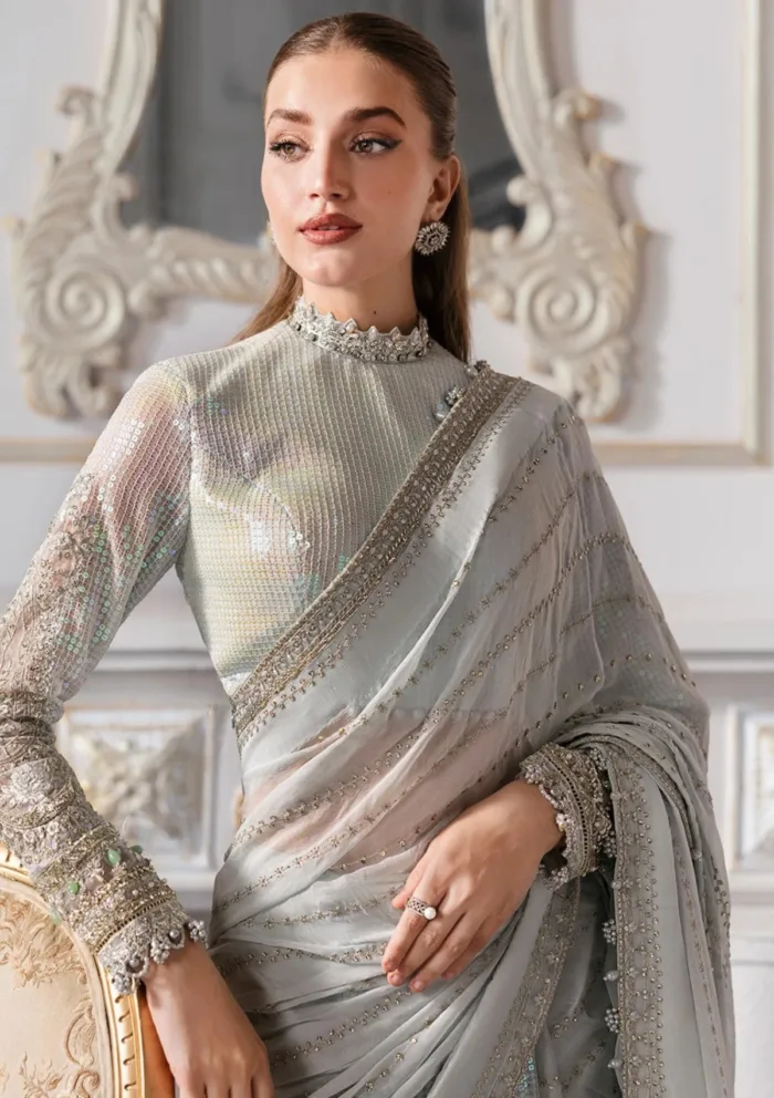 Maria B MME 05 Mbroidered Unstitched Edition 25 Luxury Lawn Collection - Image 6