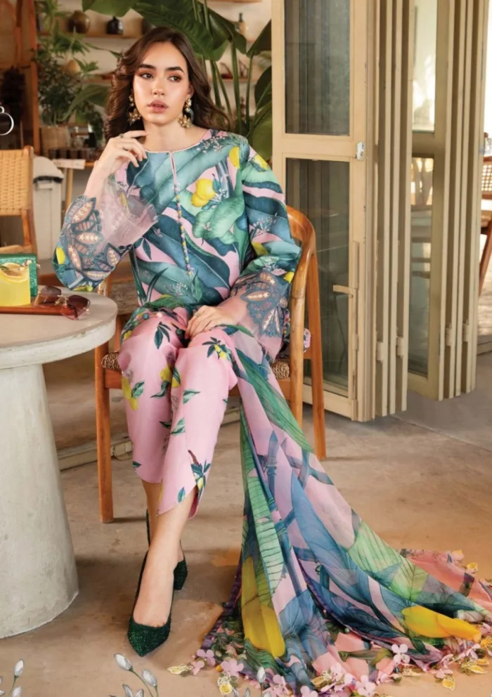 Maria B Spring Summer 25 MSL 3B M Prints Luxury Lawn Collection - Image 2