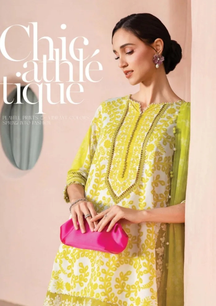 Maria B Spring Summer 25 MSL 4A M Prints Luxury Lawn Collection - Image 2