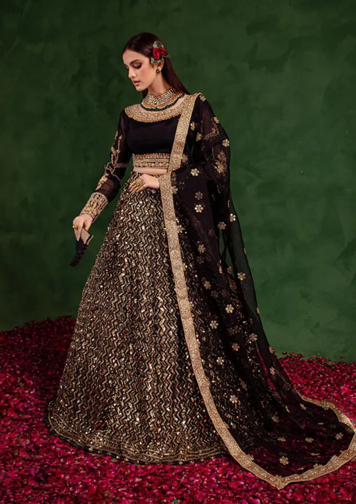 Maria Osama Khan Salma Sitara -Raqs Luxury Lawn Collection - Image 2