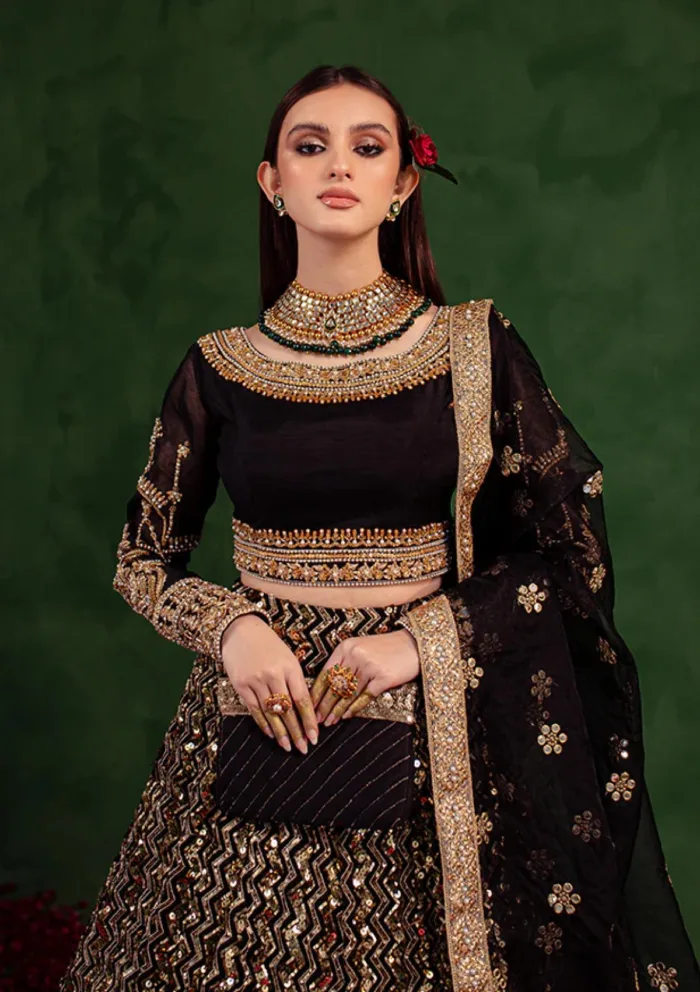Maria Osama Khan Salma Sitara -Raqs Luxury Lawn Collection - Image 3