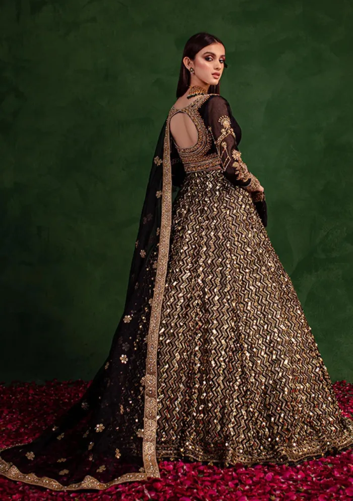 Maria Osama Khan Salma Sitara -Raqs Luxury Lawn Collection - Image 4