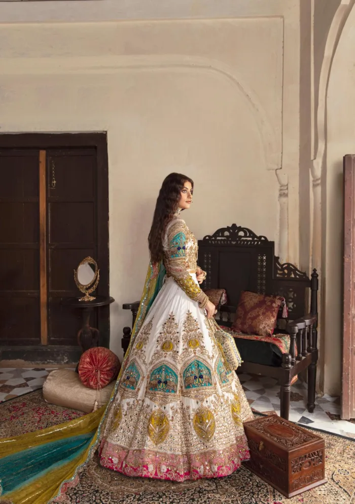 Maria Osama Khan Jahan Ara Virsa Luxury Lawn Collection - Image 2