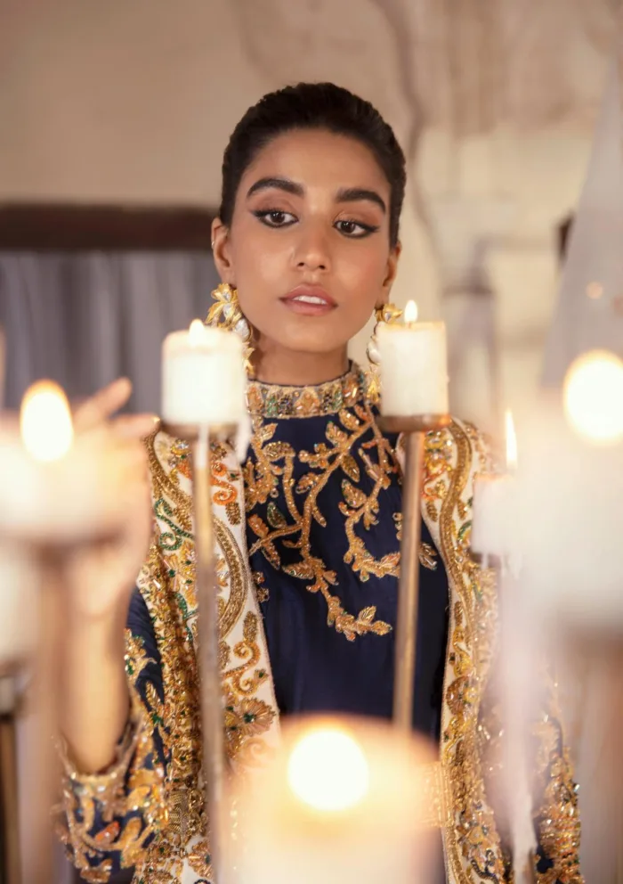Maria Osama Khan Leila Virsa Luxury Lawn Collection - Image 2
