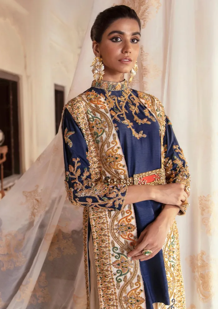 Maria Osama Khan Leila Virsa Luxury Lawn Collection - Image 3