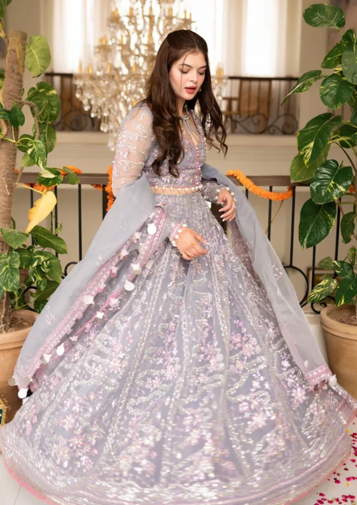 Maria Osama Khan Lyra Mystara Wedding Festive 25 Luxury Lawn Collection - Image 2