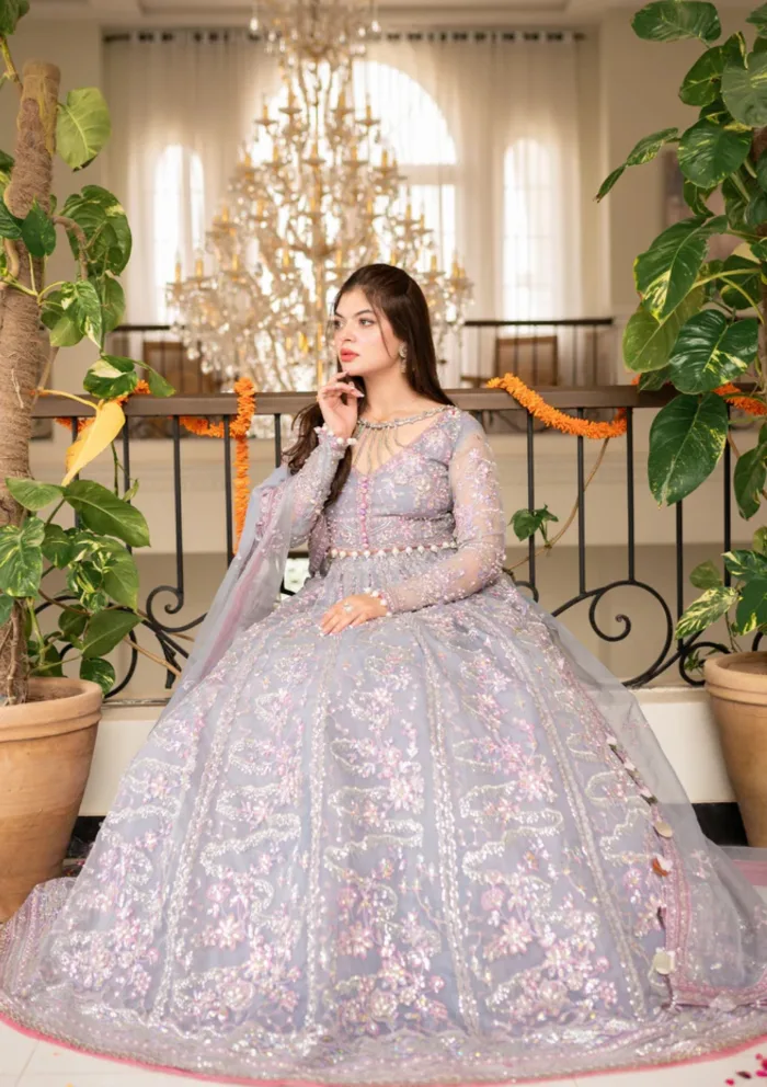 Maria Osama Khan Lyra Mystara Wedding Festive 25 Luxury Lawn Collection - Image 3