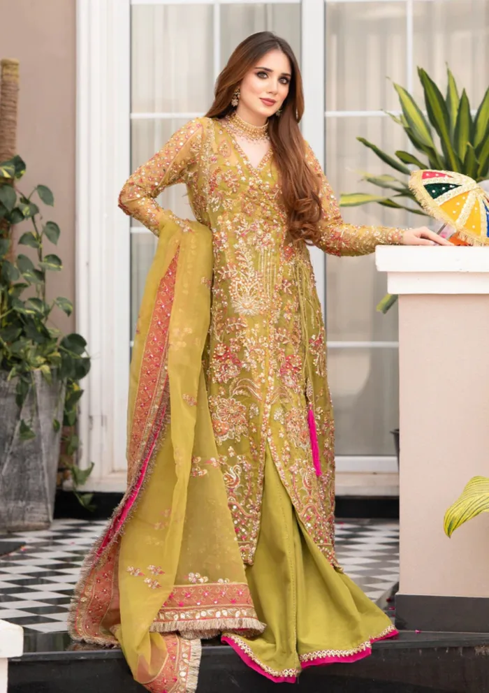 Maria Osama Khan Noir Mystara Wedding Festive 25 Luxury Lawn Collection - Image 3