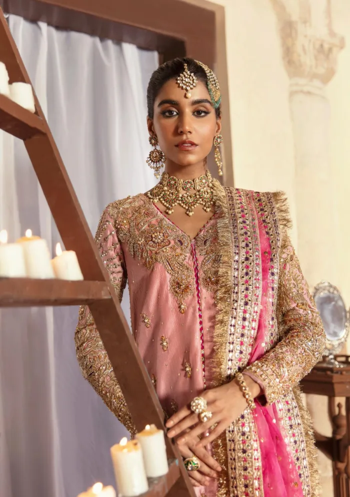 Maria Osama Khan Parisa Virsa Luxury Lawn Collection - Image 2