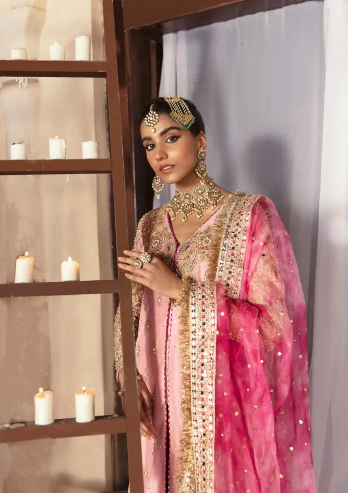 Maria Osama Khan Parisa Virsa Luxury Lawn Collection - Image 3
