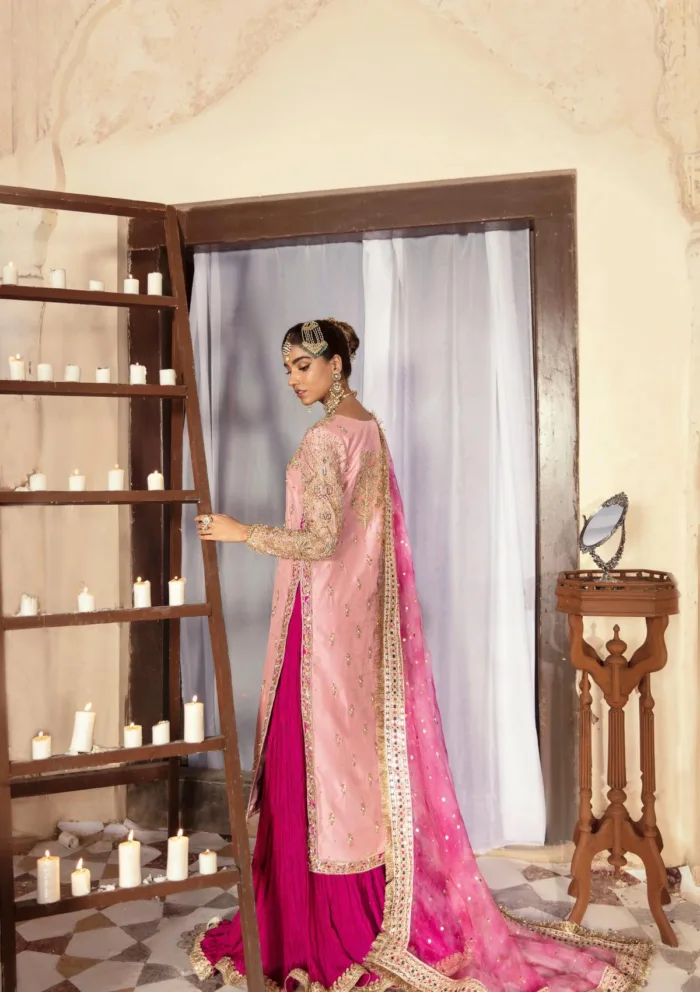 Maria Osama Khan Parisa Virsa Luxury Lawn Collection - Image 4