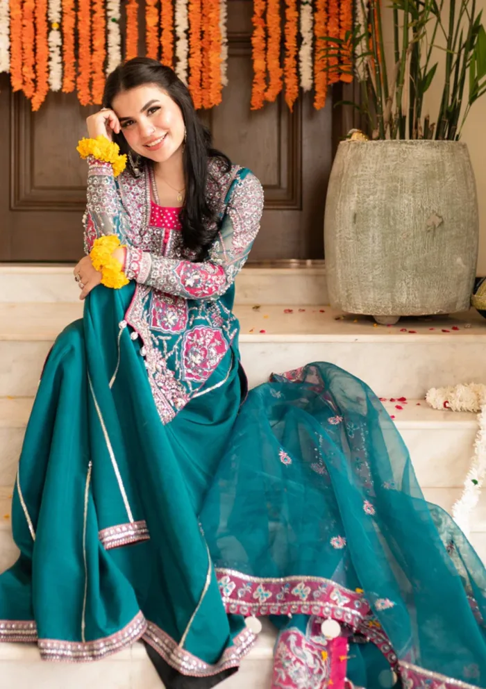 Maria Osama Khan Riva Mystara Wedding Festive 25 Luxury Lawn Collection - Image 2