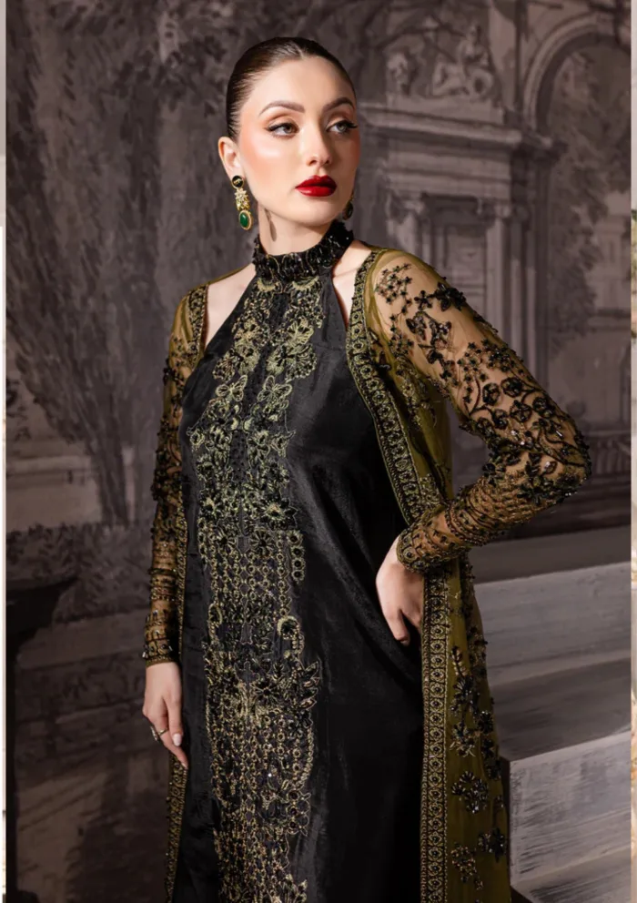 Maria Osama Khan Storm Mystara Wedding Festive 25 Luxury Lawn Collection - Image 2