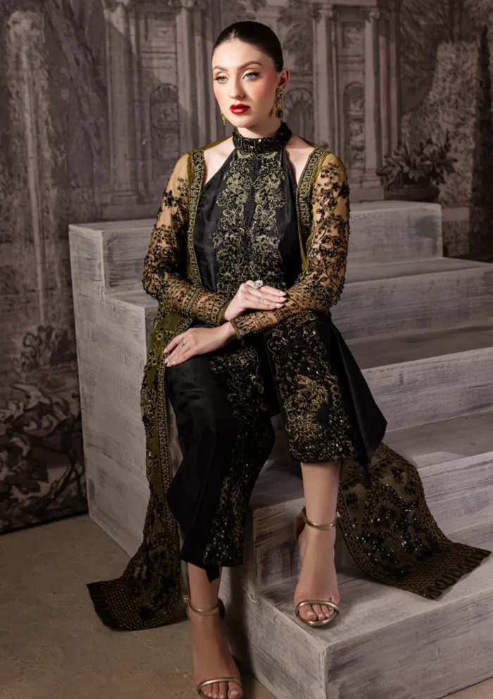 Maria Osama Khan Storm Mystara Wedding Festive 25 Luxury Lawn Collection - Image 4