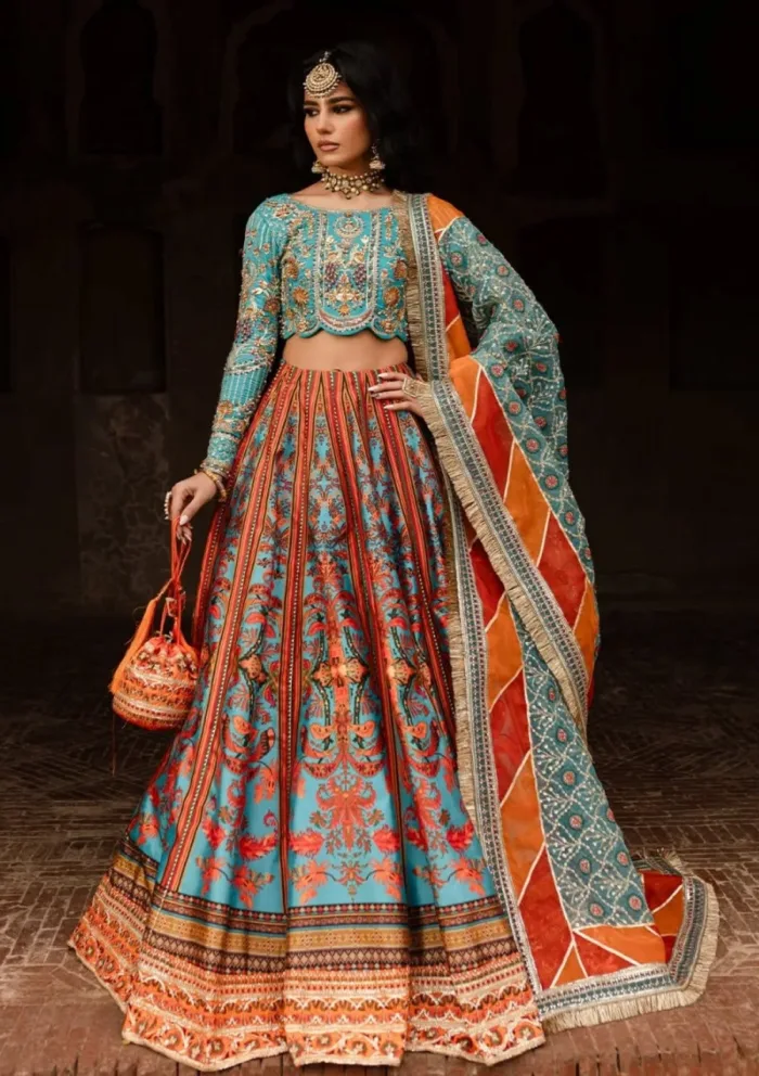 Maria Osama Khan Wedding Liyana Khwabedah Luxury Lawn Collection - Image 2