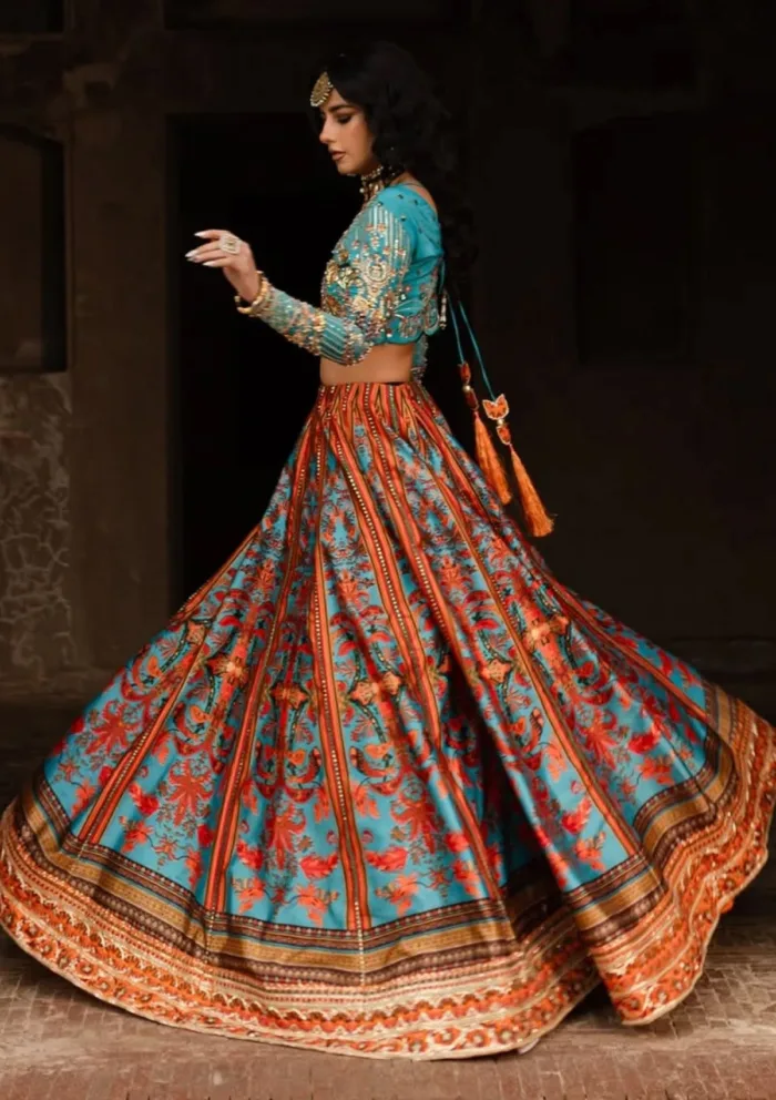 Maria Osama Khan Wedding Liyana Khwabedah Luxury Lawn Collection - Image 3