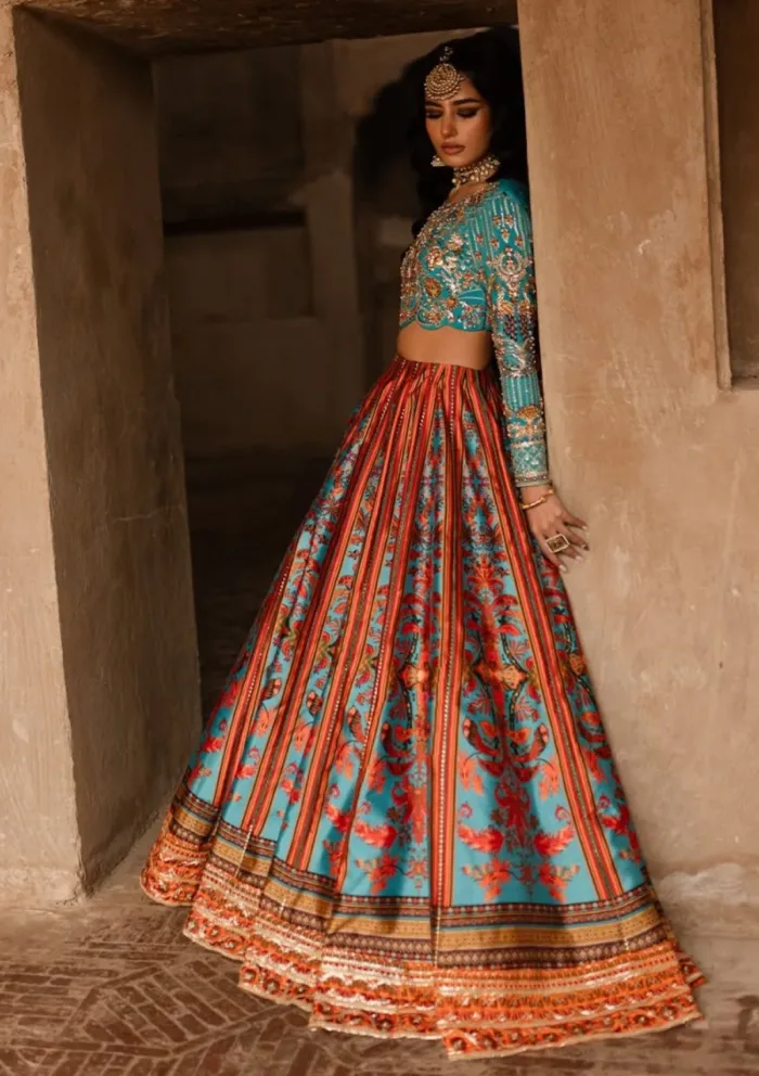 Maria Osama Khan Wedding Liyana Khwabedah Luxury Lawn Collection - Image 5