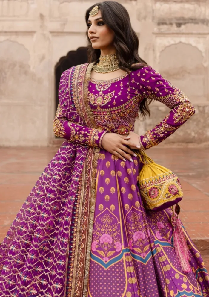 Maria Osama Khan Wedding Mehva Khwabedah Luxury Lawn Collection - Image 2