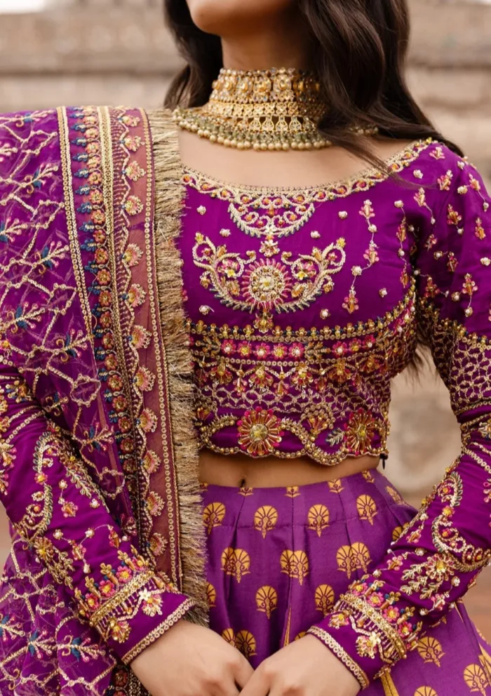 Maria Osama Khan Wedding Mehva Khwabedah Luxury Lawn Collection - Image 4