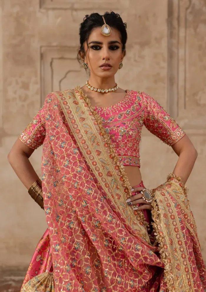 Maria Osama Khan Wedding Safiya Khwabedah Luxury Lawn Collection - Image 4