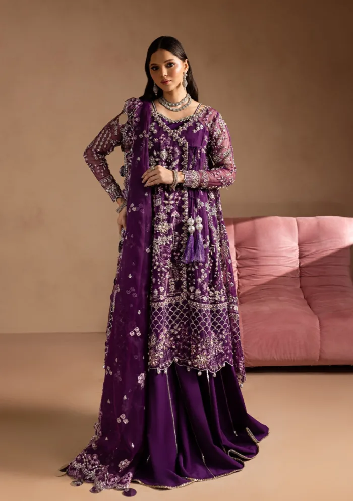 Maria Osama Khan Wedding Sheesham Lamhay Luxury Lawn Collection - Image 4