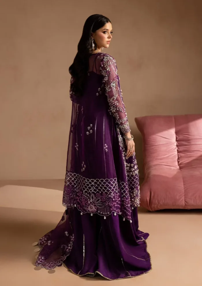 Maria Osama Khan Wedding Sheesham Lamhay Luxury Lawn Collection - Image 5