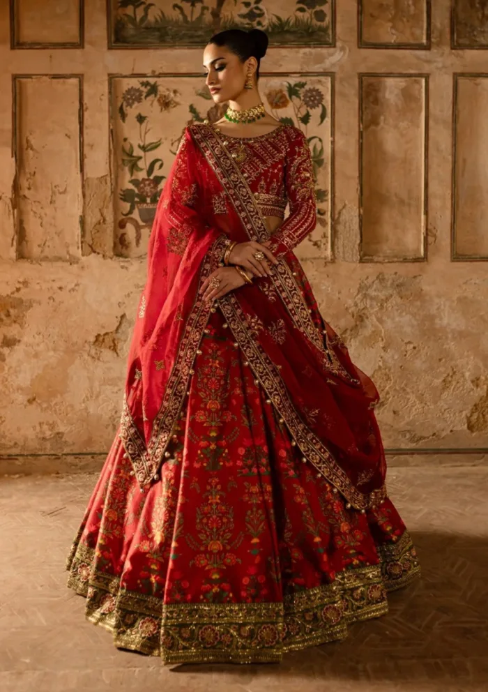 Maria Osama Khan Wedding Zareen Khwabedah Luxury Lawn Collection - Image 2