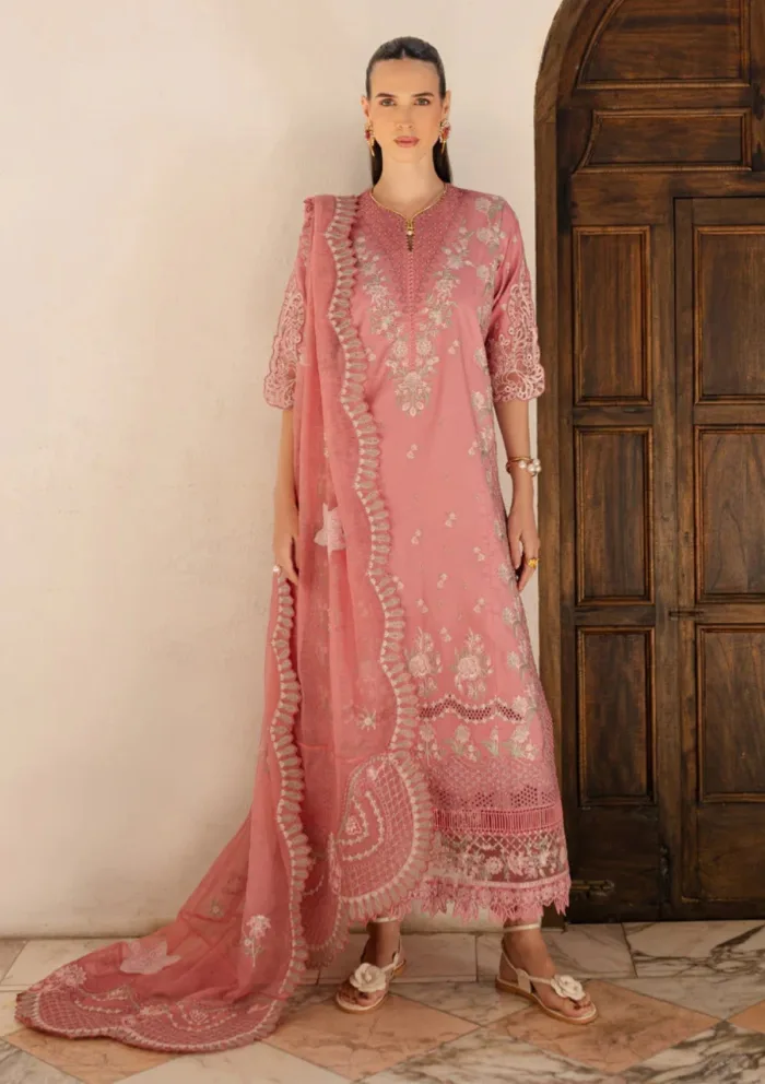 Marjjan Unstitched 25 MLL 02 B PINK