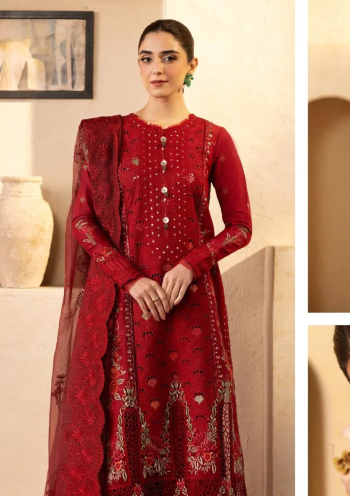 Maryam Hussain Berry Luxury 25 Lawn Collection - Image 2