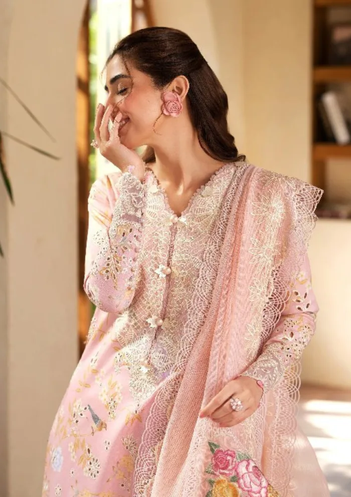 Maryam Hussain Dimple Luxury 25 Lawn Collection - Image 3