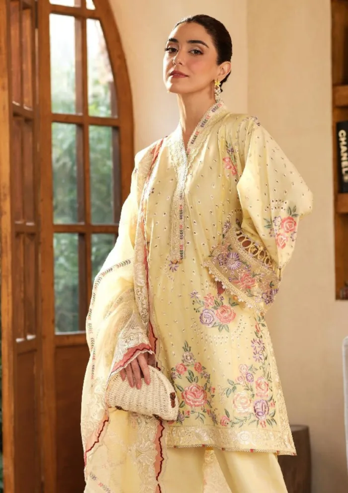 Maryam Hussain Lemon Garden Luxury 25 Lawn Collection - Image 2