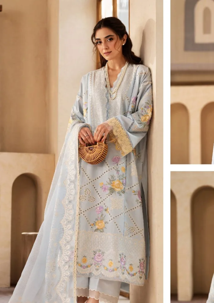 Maryam Hussain Ocean Luxury 25 Lawn Collection - Image 2