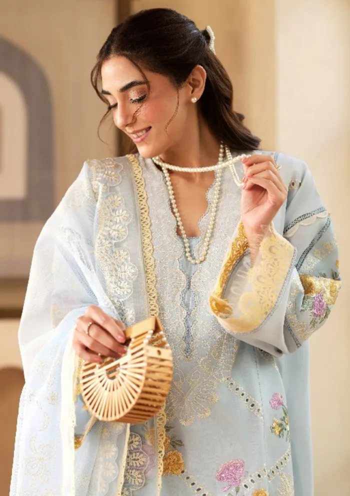 Maryam Hussain Ocean Luxury 25 Lawn Collection - Image 3