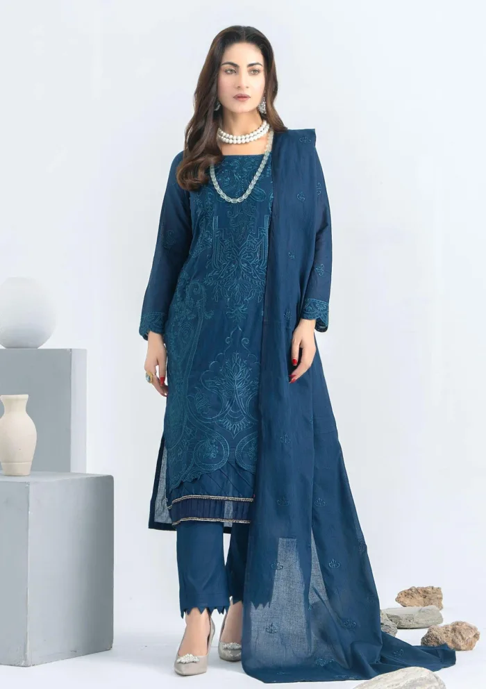 Mashah MDN25 01 Dur-e-Nayab Luxury Lawn Collection - Image 3