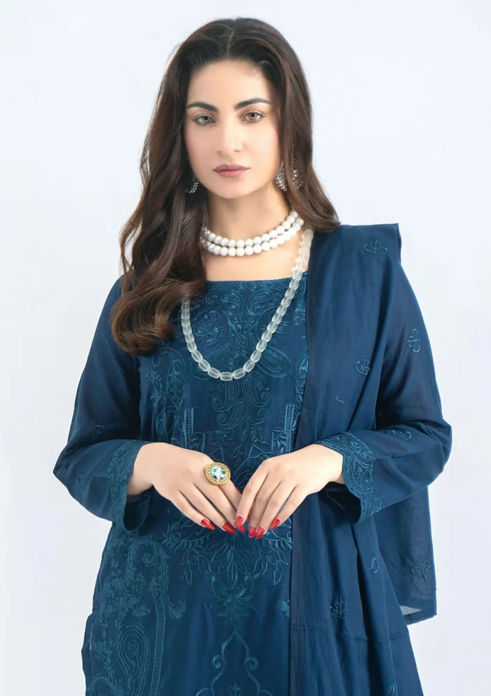 Mashah MDN25 01 Dur-e-Nayab Luxury Lawn Collection - Image 4