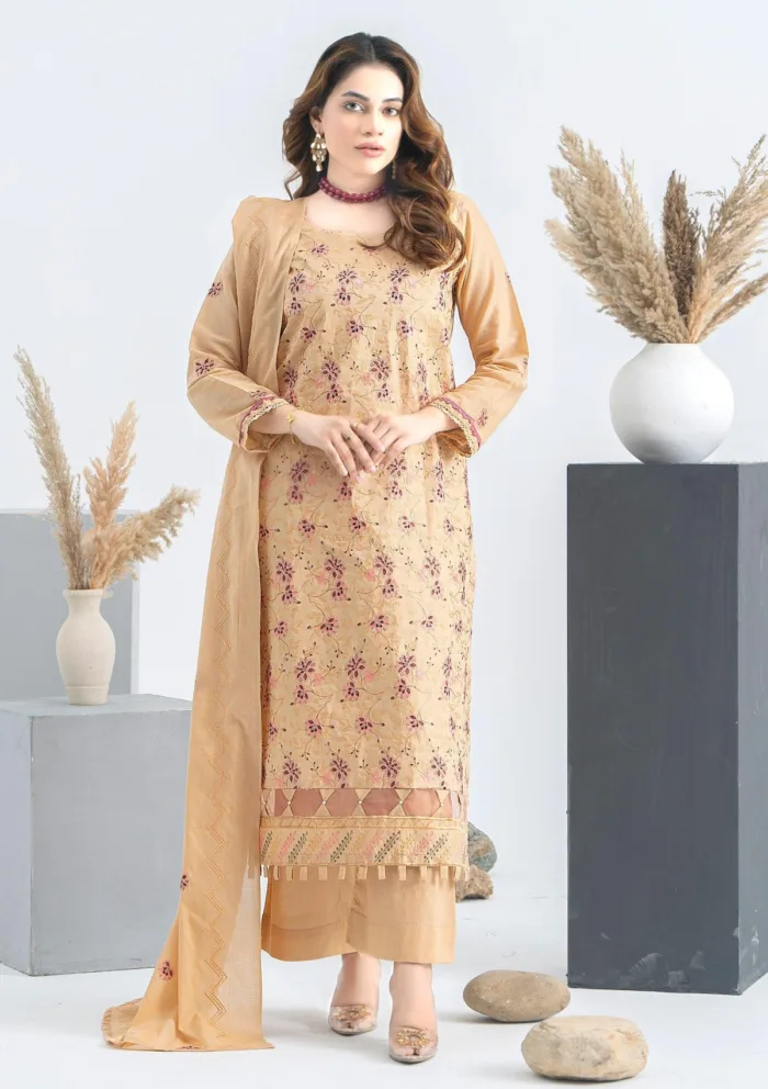 Mashah MDN25 02 Dur-e-Nayab Luxury Lawn Collection - Image 3