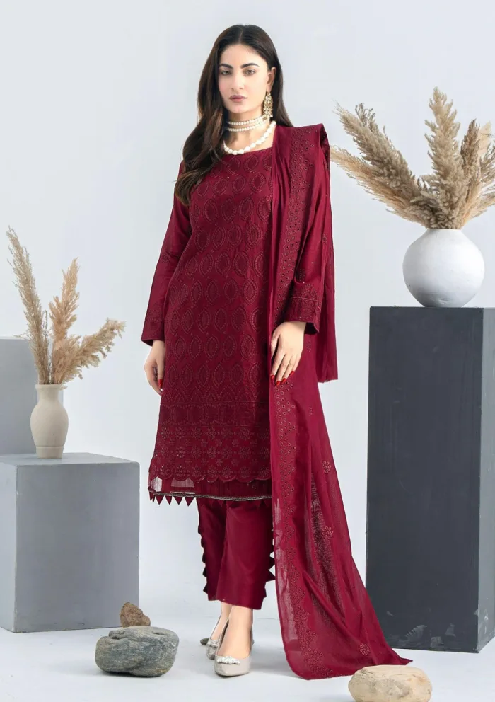 Mashah MDN25 03 Dur-e-Nayab Luxury Lawn Collection - Image 3