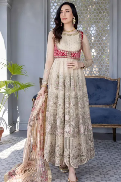 Meem Organza Handwork D 08