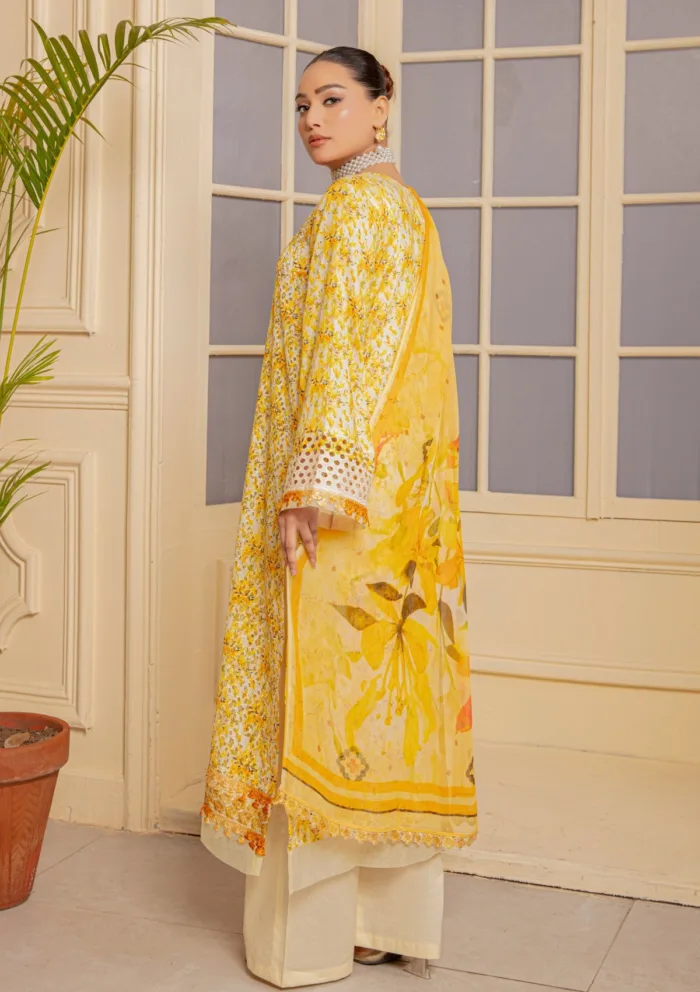 Meemsey Luxury Festive 25 MRL 06 Rang Kari Lawn Collection - Image 2
