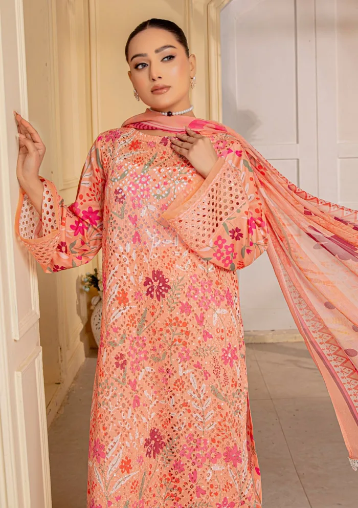 Meemsey Luxury Festive 25 MRL 08 Rang Kari Lawn Collection - Image 5