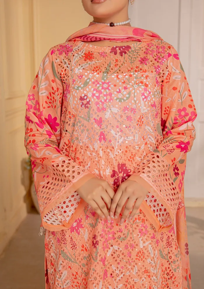 Meemsey Luxury Festive 25 MRL 08 Rang Kari Lawn Collection - Image 6
