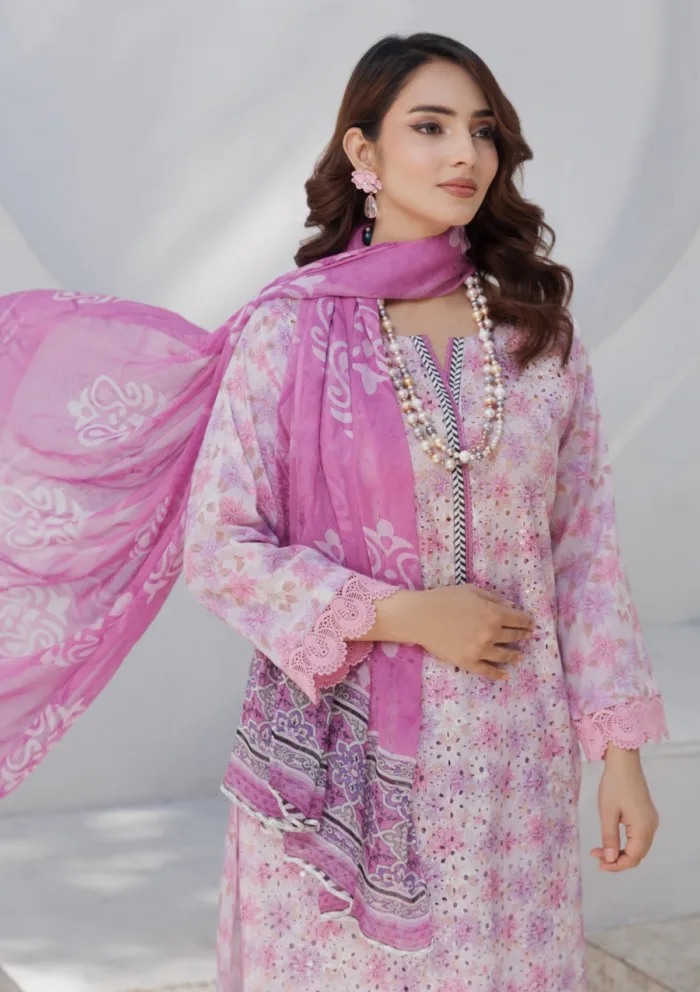 Meemsey Luxury Festive MSF25 01 Sui Dhaga Lawn Collection - Image 3