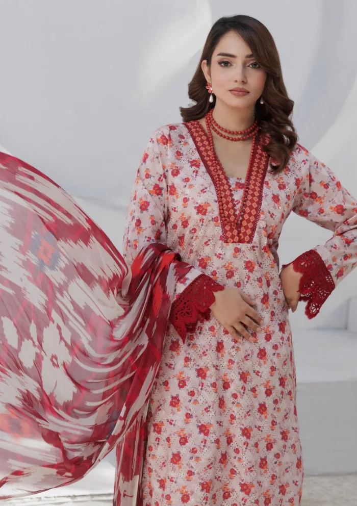 Meemsey Luxury Festive MSF25 02 Sui Dhaga Lawn Collection - Image 3