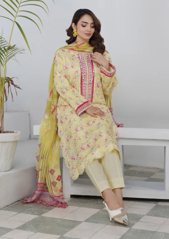 Meemsey Luxury Festive MSF25 05 Sui Dhaga Lawn Collection - Image 3