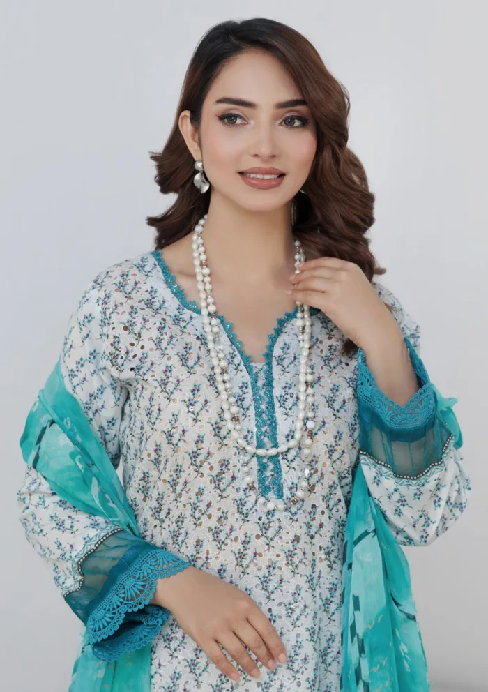 Meemsey Luxury Festive MSF25 06 Sui Dhaga Lawn Collection - Image 2