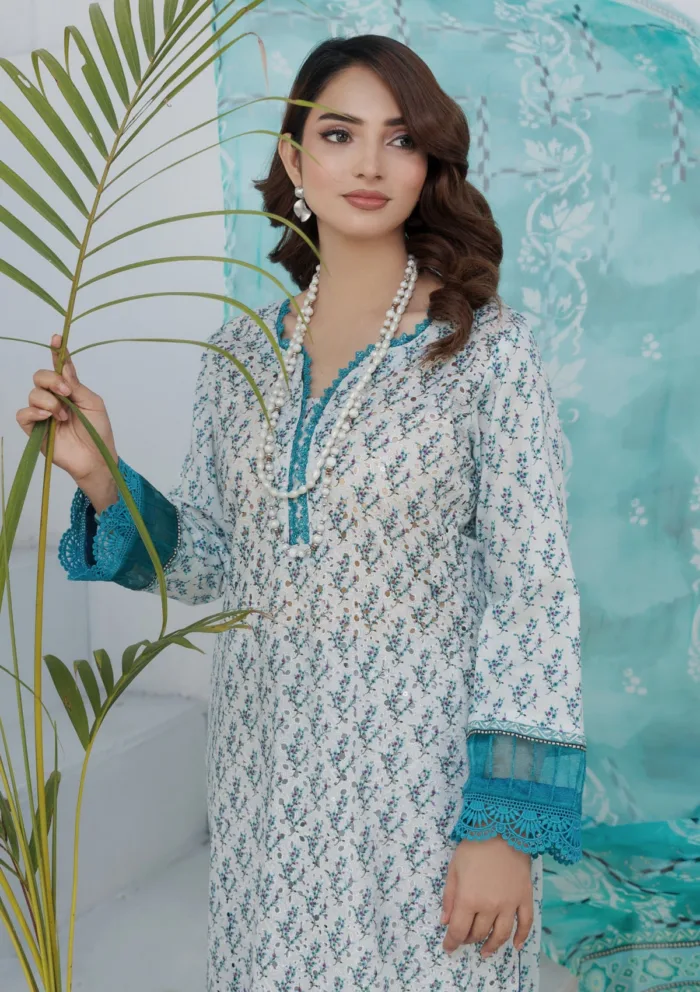 Meemsey Luxury Festive MSF25 06 Sui Dhaga Lawn Collection - Image 4