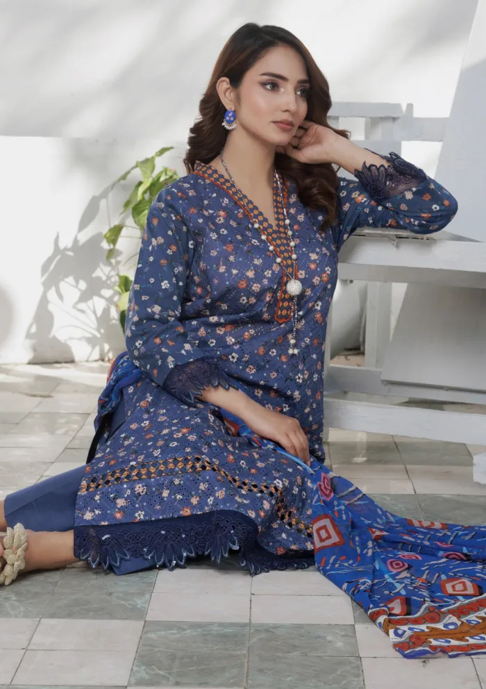 Meemsey Luxury Festive MSF25 09 Sui Dhaga Lawn Collection - Image 4