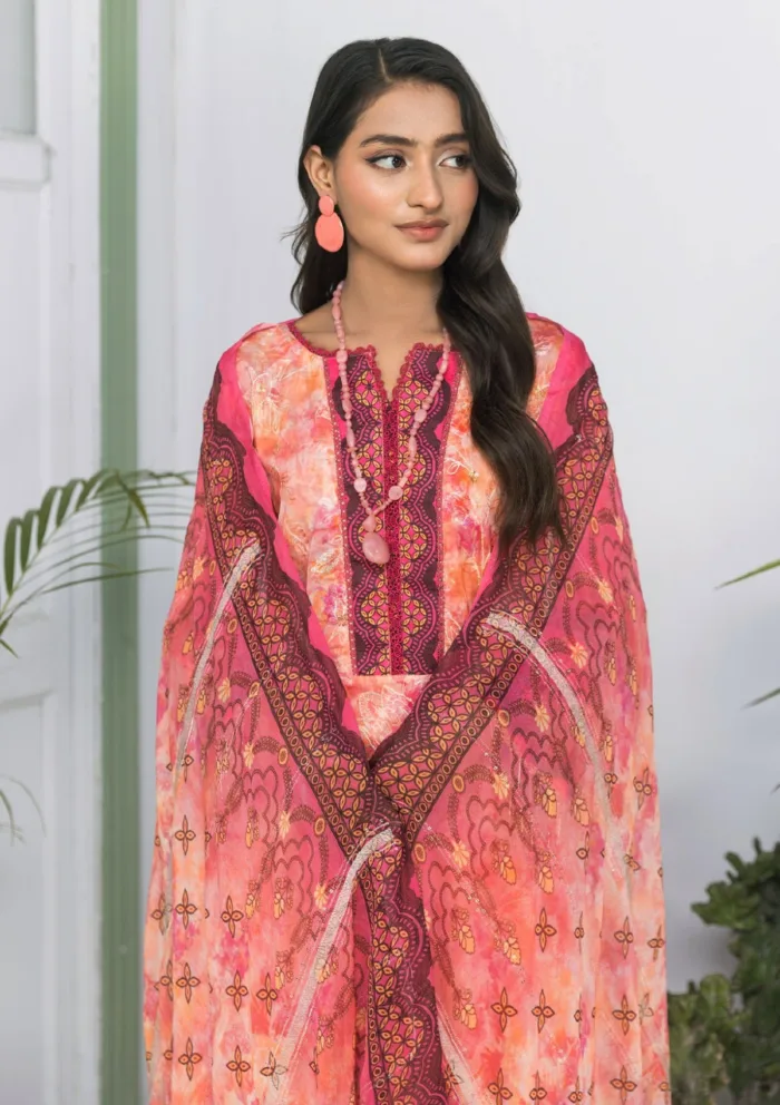 Meemsey MRQ25 02 Rashq-e-Qamar Luxury Lawn Collection - Image 3