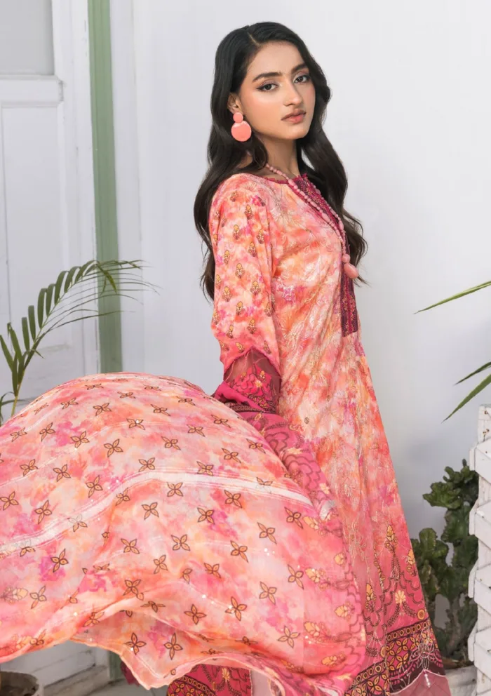 Meemsey MRQ25 02 Rashq-e-Qamar Luxury Lawn Collection - Image 4