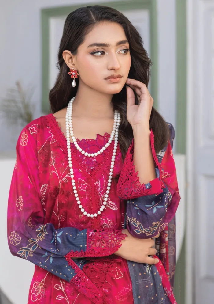 Meemsey MRQ25 05 Rashq-e-Qamar Luxury Lawn Collection - Image 3